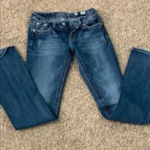 Miss Me Blue Jeans. Size 27 Boot